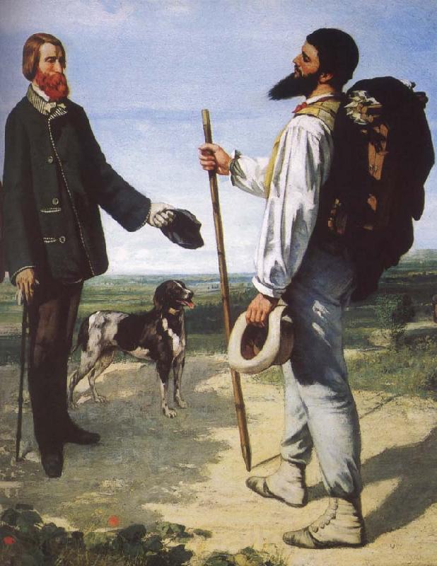 Gustave Courbet Bonjour Monsieur Courbet Spain oil painting art
